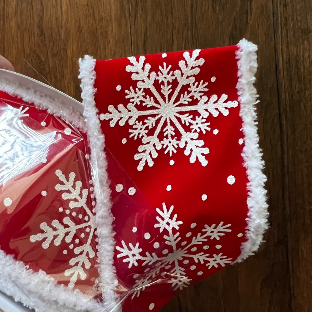 Christmas ribbon roll